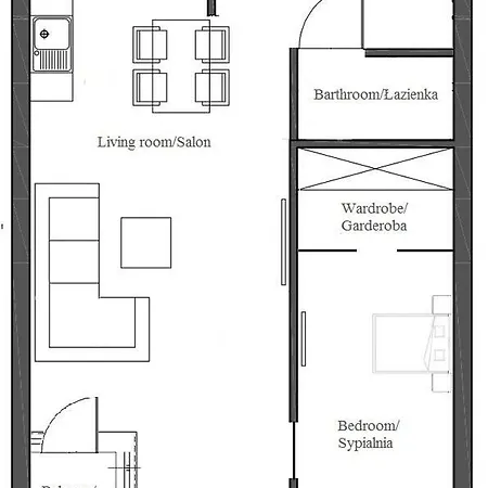 Apartment Kazimierz With Balcony